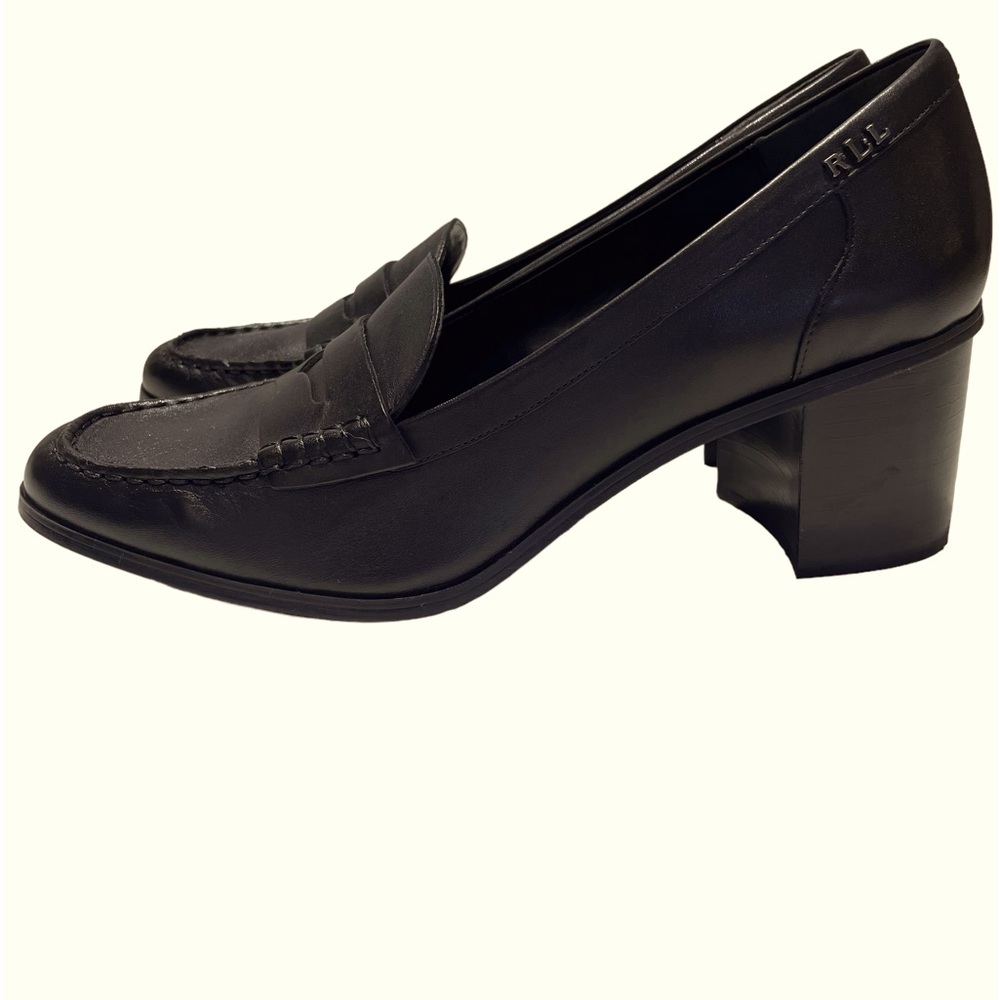 Ralph Lauren 2 inch heel loafer. Women’s size 11 M.